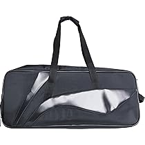 Amazon | [リーニン] ABJR012-1 ブラック ラケットバッグ(6本入